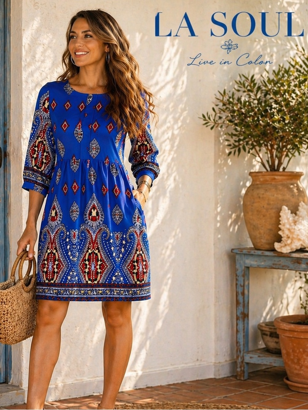 LA Soul,Adorable Dress, Like New, Side Zipper, Exceptional Quality, S/M